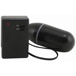 Waterproof Remote Control Bullet - Black Sex Toy