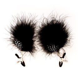 Fetish Fantasy Feather Nipple Clamps Sex Toy